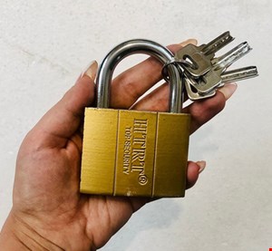 قفل آویز HTRT سایز ۵۰ کلید ناودونی